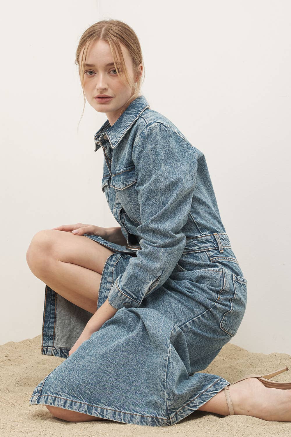 The Kara Denim dress