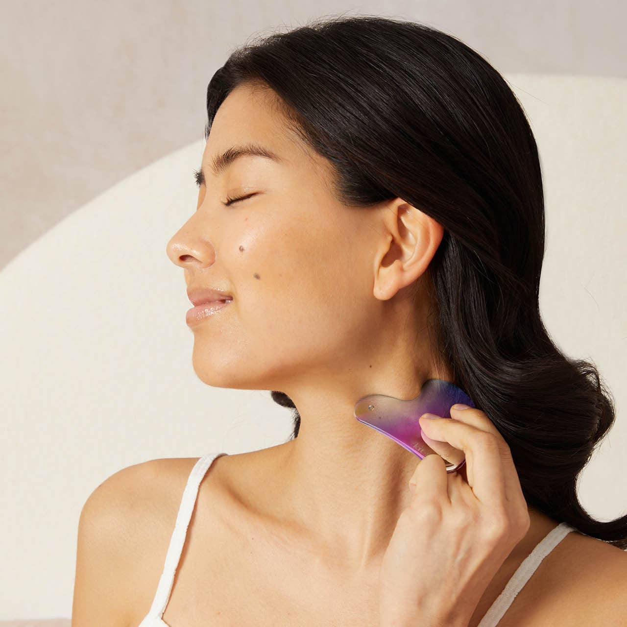 Iridescent Stainless Steel Gua Sha