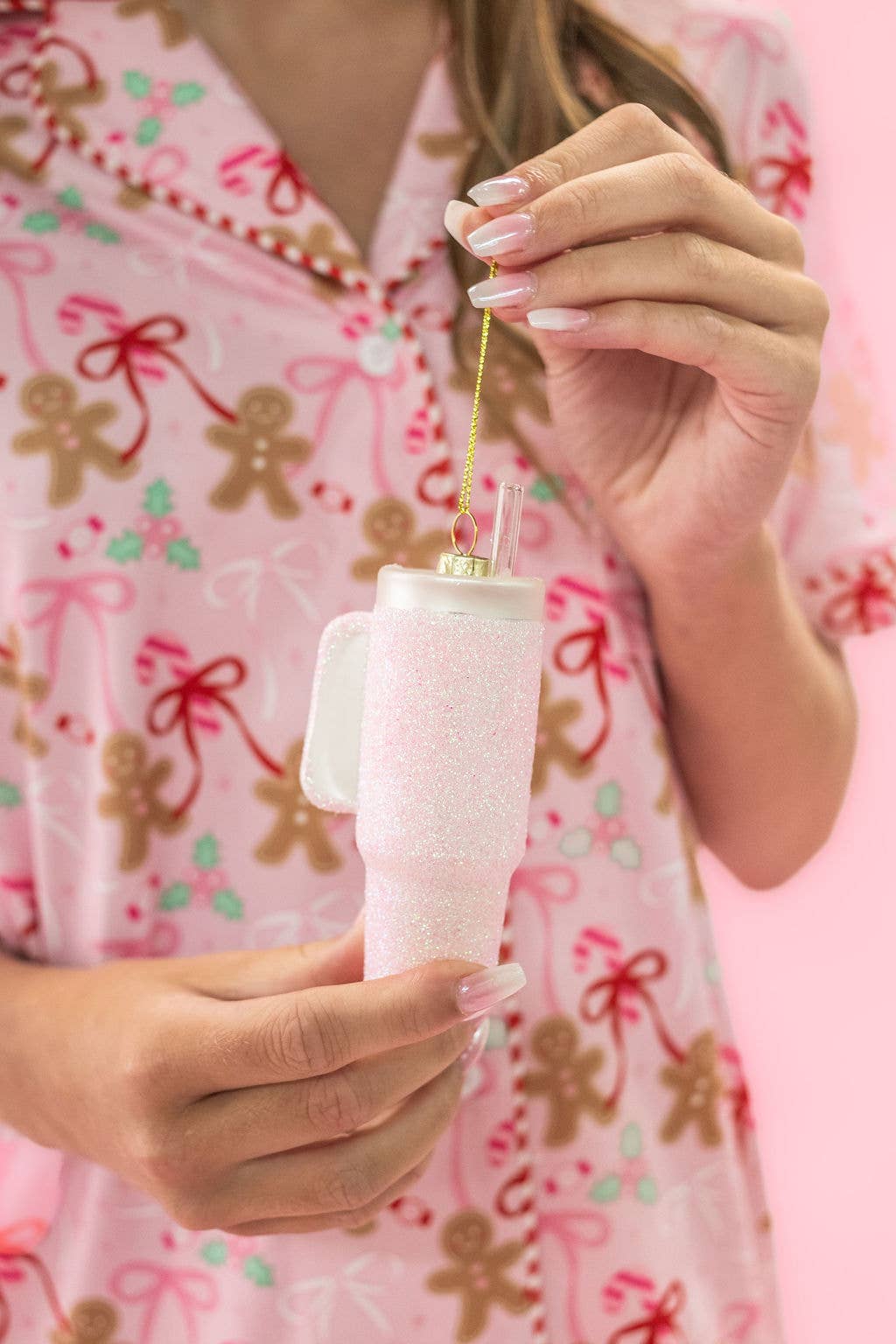 Pink Tumbler Ornament