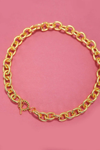 Stainless Steel Tarnish Free Chunky Chain Necklace