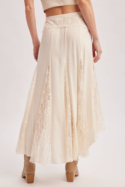 Flowy Lace Maxi Skirt
