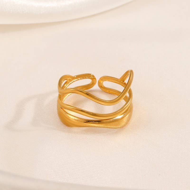 Adjustable Abstract Ring