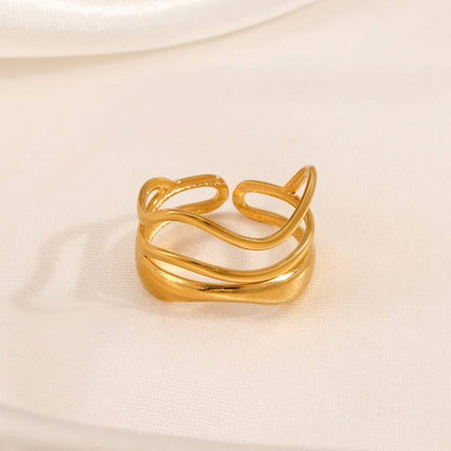 Adjustable Abstract Ring