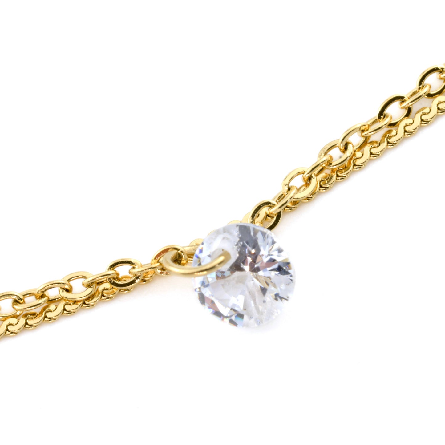 Dainty Layered Gold Anklet