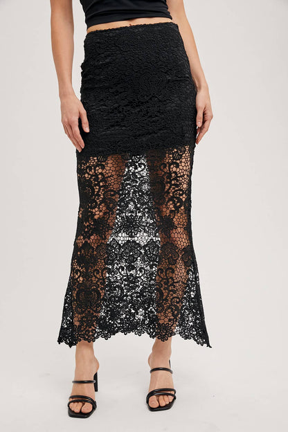 Lace Maxi Skirt