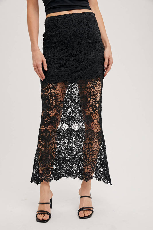 Lace Maxi Skirt