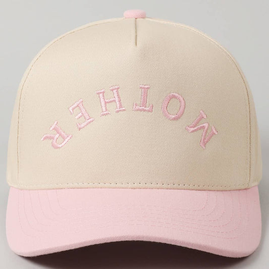 Mother Upside Down Embroidered Trucker Hat