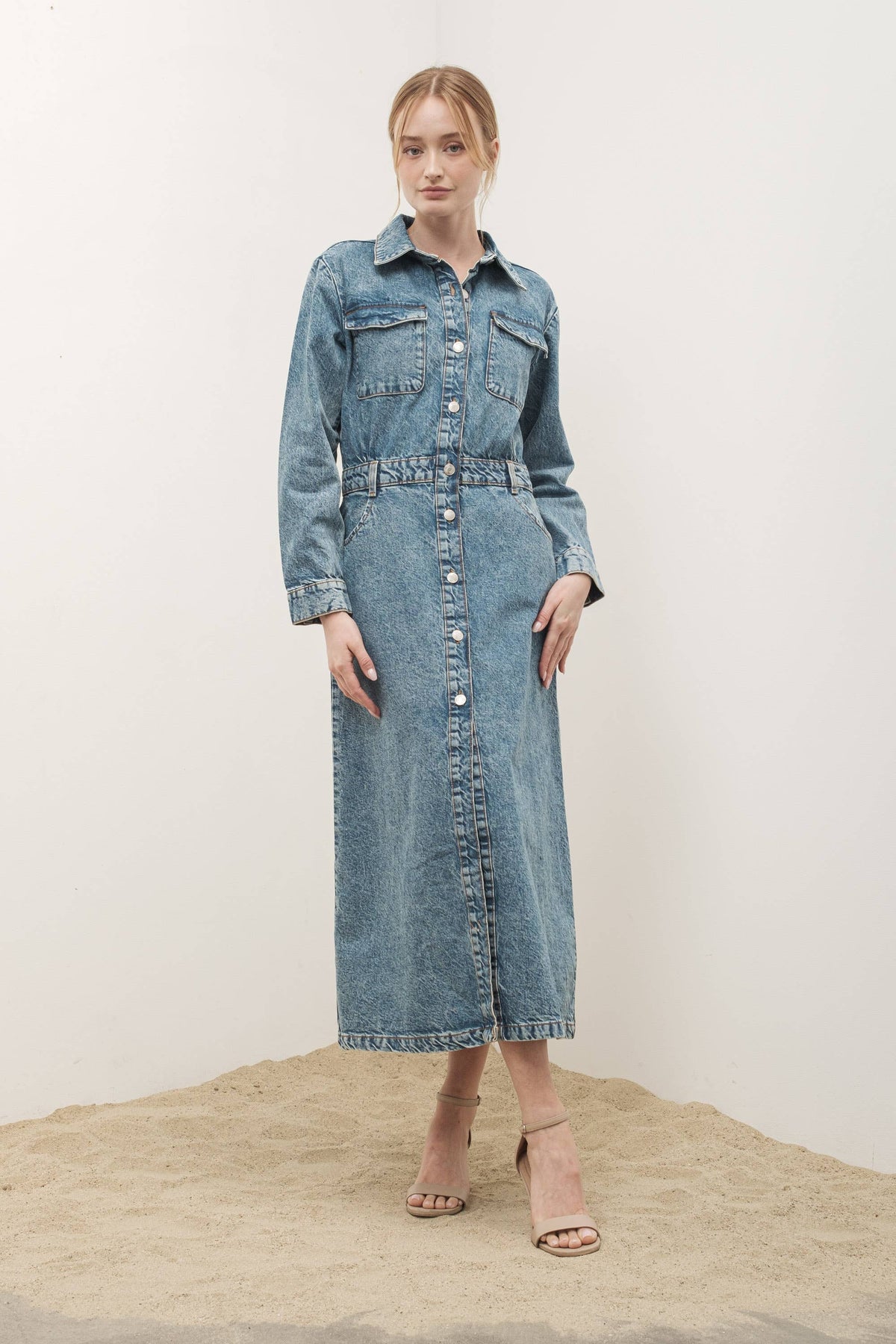 The Kara Denim dress