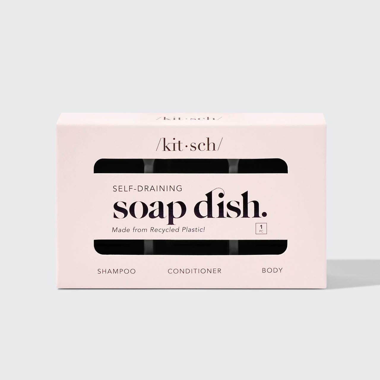 Self-Draining Soap Dish