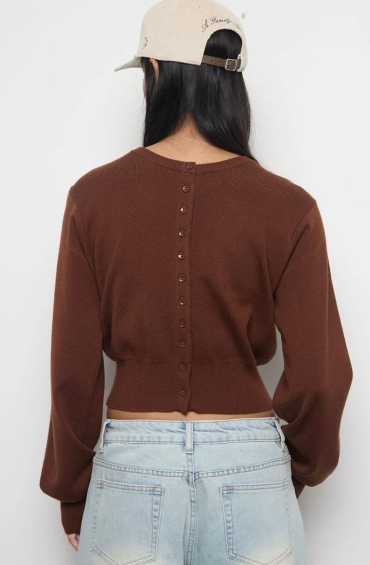 Pullover Two-way Cardigan