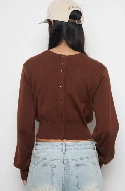 Pullover Two-way Cardigan