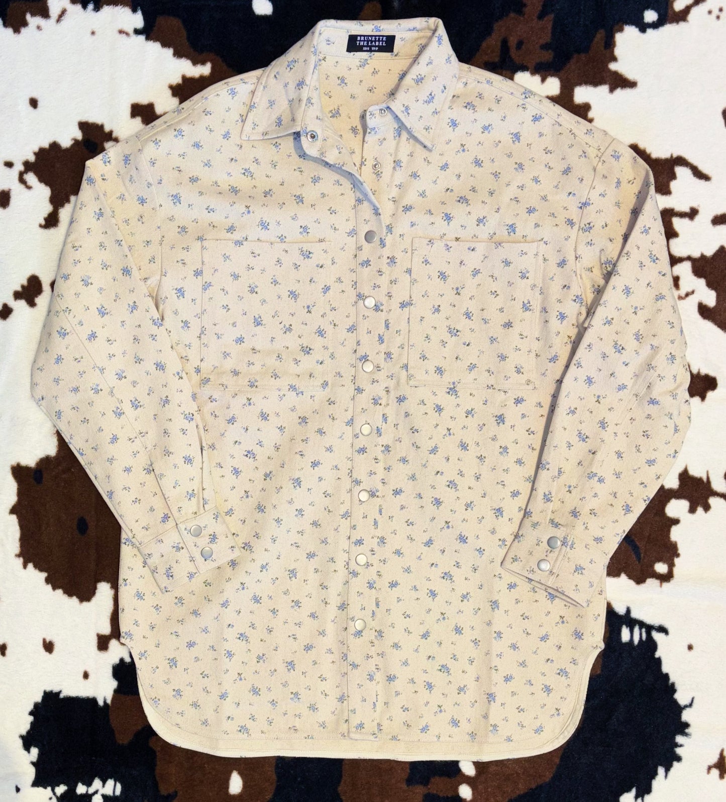 Shania Jacket - Blue Florals