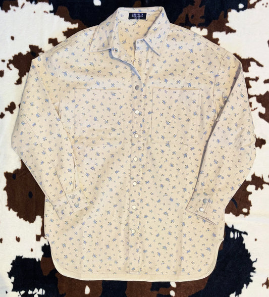 Shania Jacket - Blue Florals