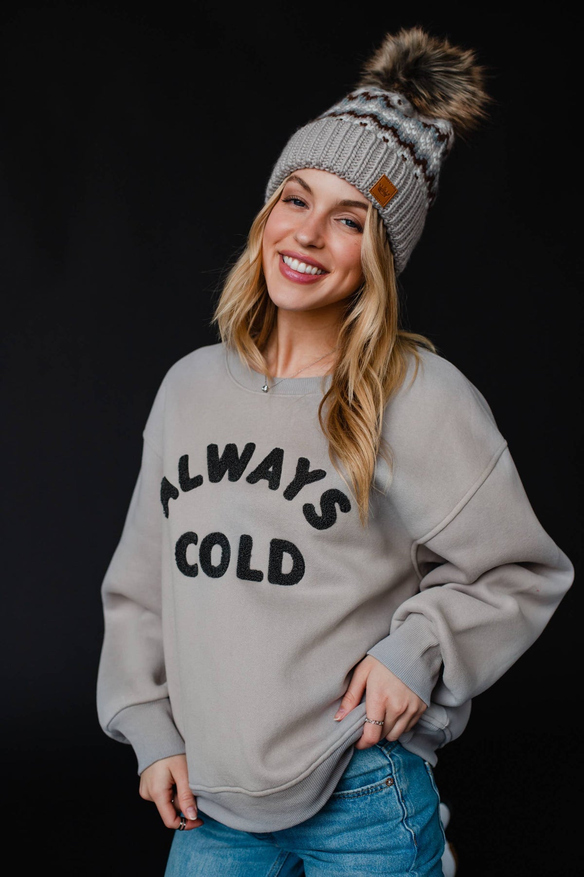 Always Cold Graphic Sweatshirt