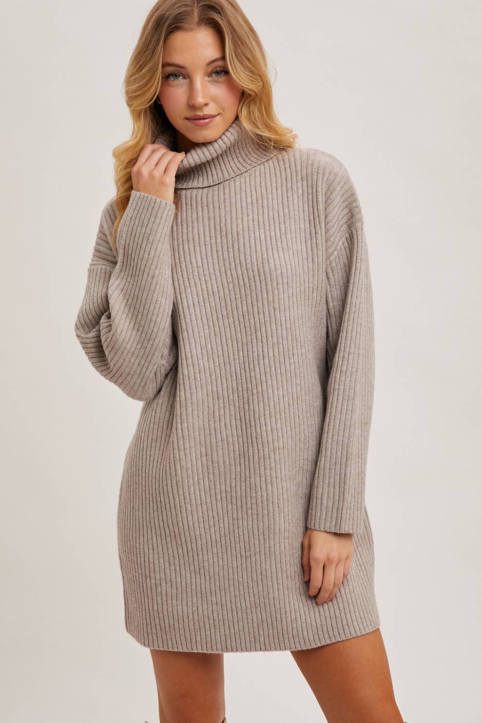 Turtleneck Sweater Dress