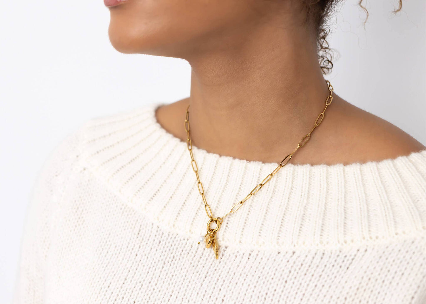 Angel Wing Interchangeable Charm Necklace