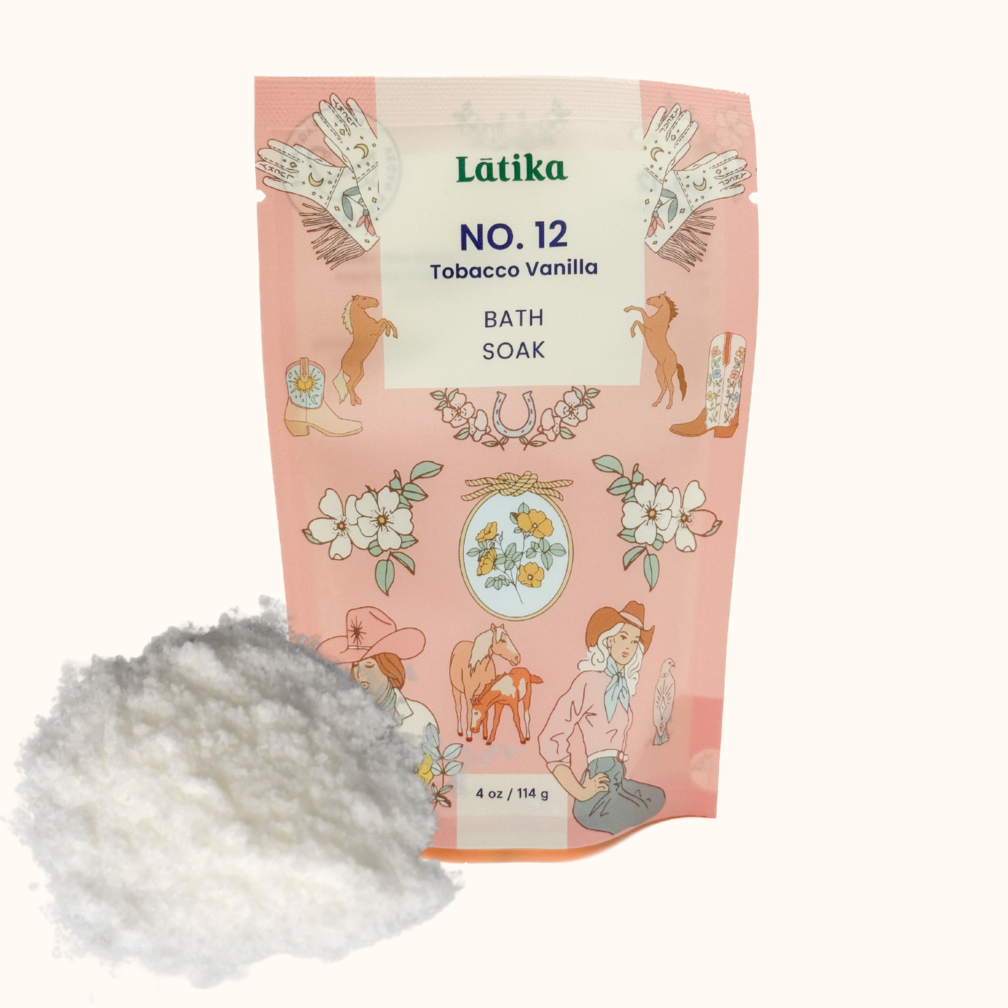 Vegan Milk Bath Salt – Warm Tobacco & Vanilla