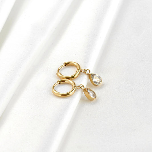 Diamond Teardrop Earrings