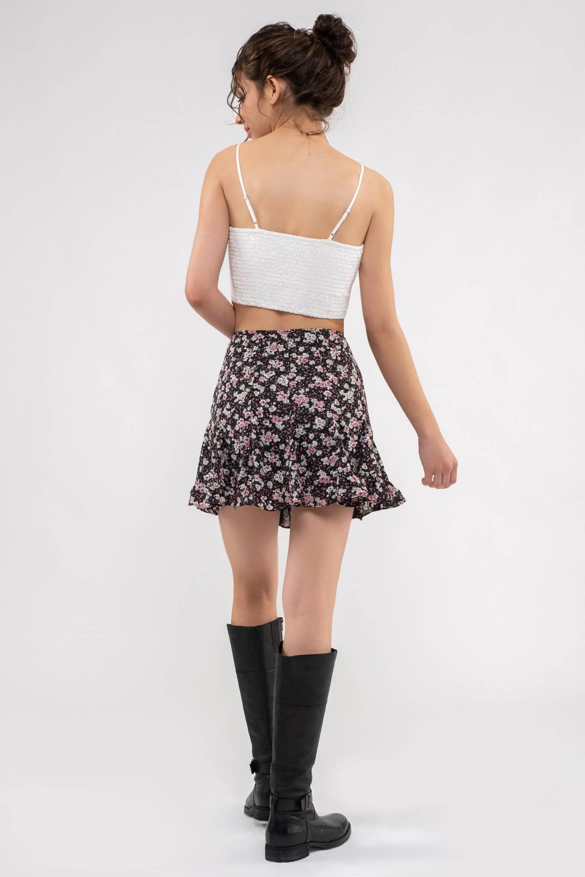 The Farah floral skirt