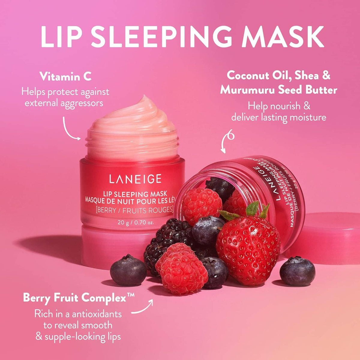 LANEIGE Lip Sleeping Mask Berry Scent 20g