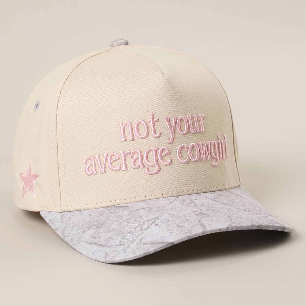 Not Your Average Cowgirl Trucker Hat