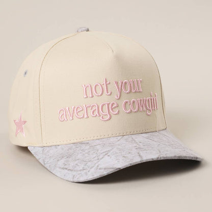 Not Your Average Cowgirl Trucker Hat