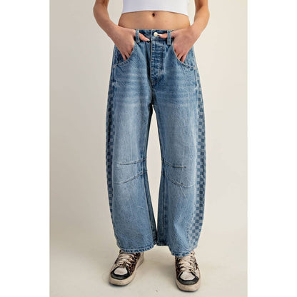 Denim Checker Jeans