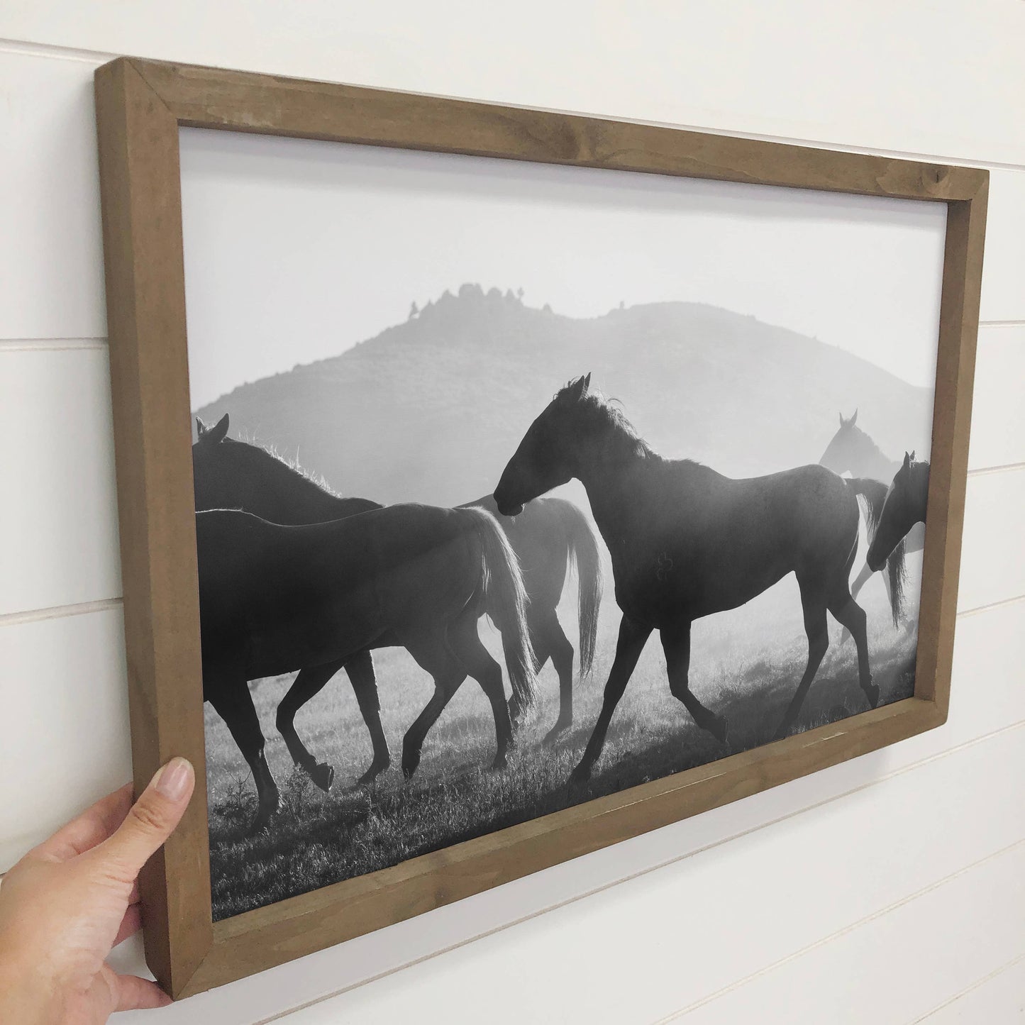Horse Roundup Framed Photo *In-Store Pickup Only