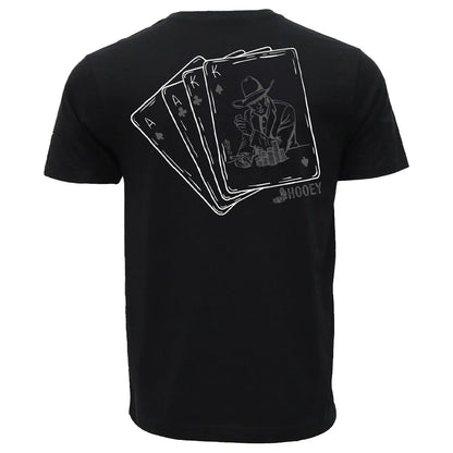 Black 'Gambler' Men's T-Shirt by Hooey