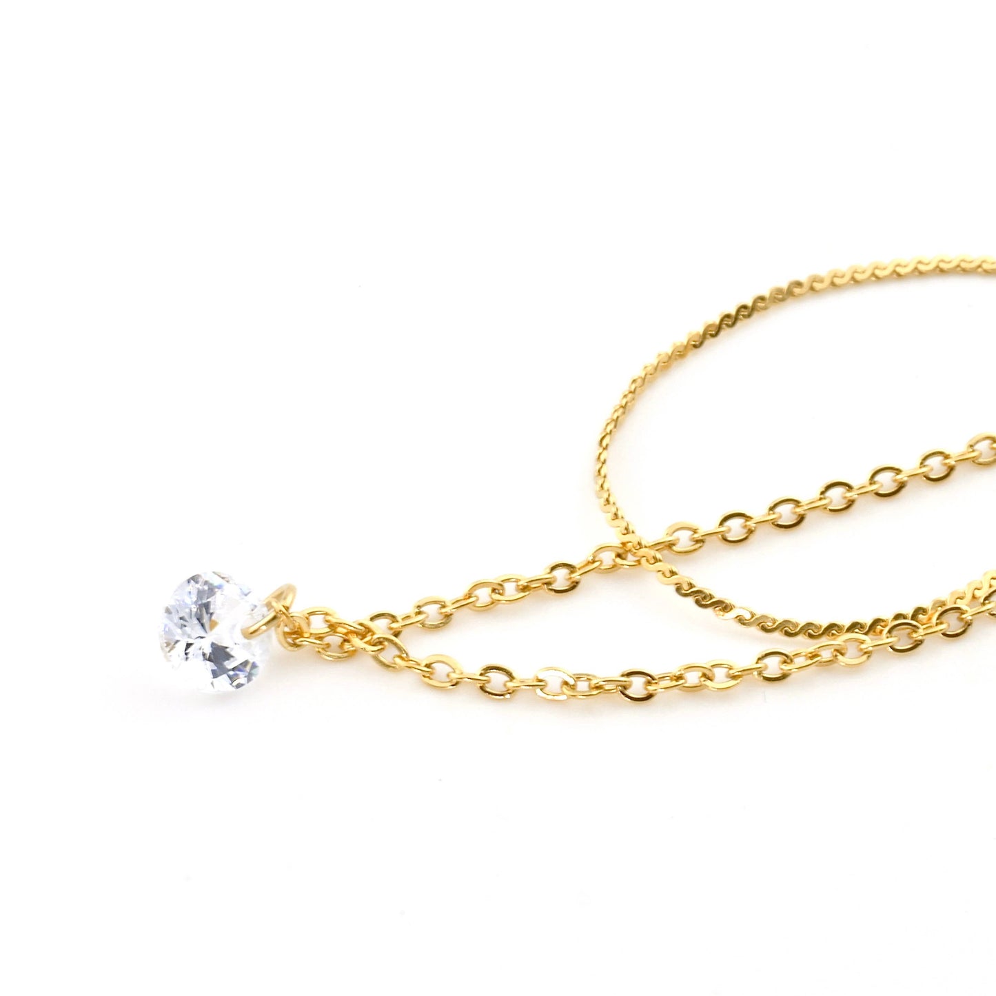 Dainty Layered Gold Anklet