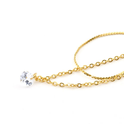Dainty Layered Gold Anklet