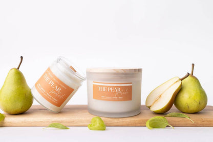 The Pear Patch - Non-Toxic Soy Wax Candle: 8oz - Single Wick