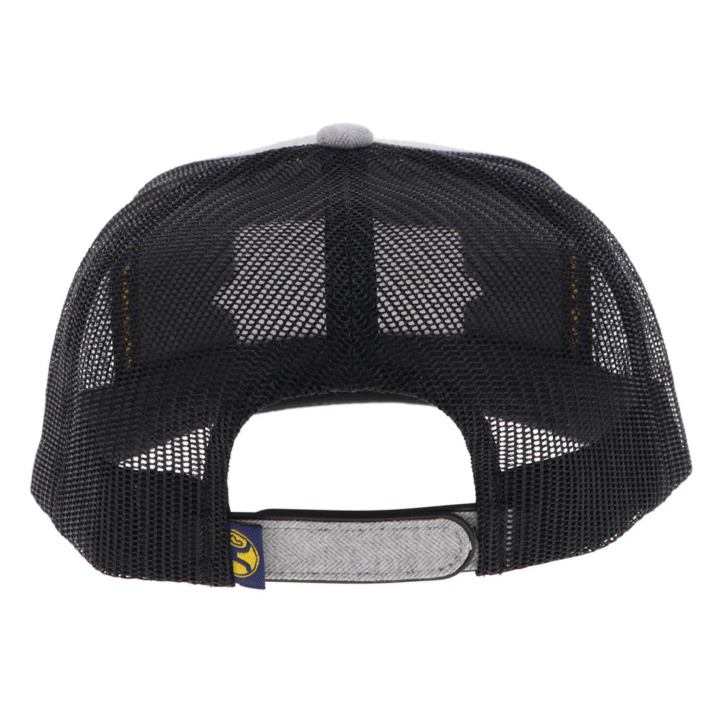 "DIAMOND" HOOEY HAT GREY & BLACK W/PATCH