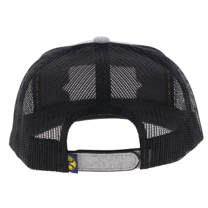"DIAMOND" HOOEY HAT GREY & BLACK W/PATCH