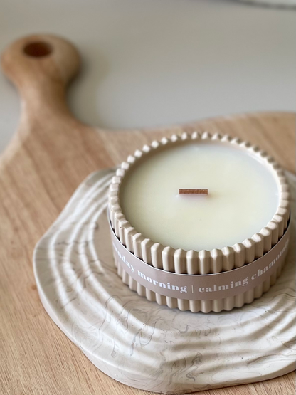 Luxury Chamomile Scented Soy Wax Candle