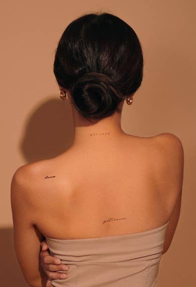 Statement Temporary Tattoo Pack