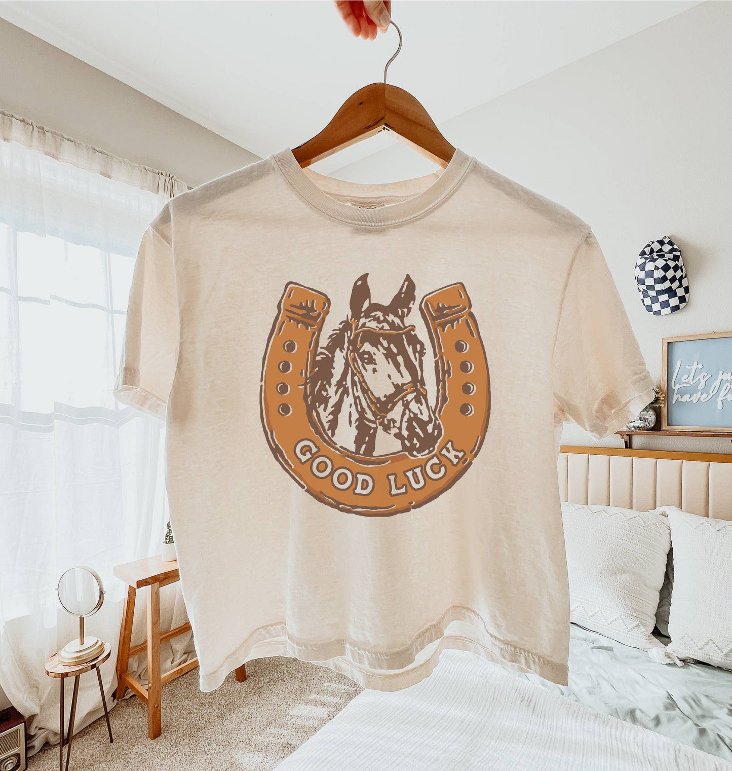 Good Luck Pony Cropped Tee