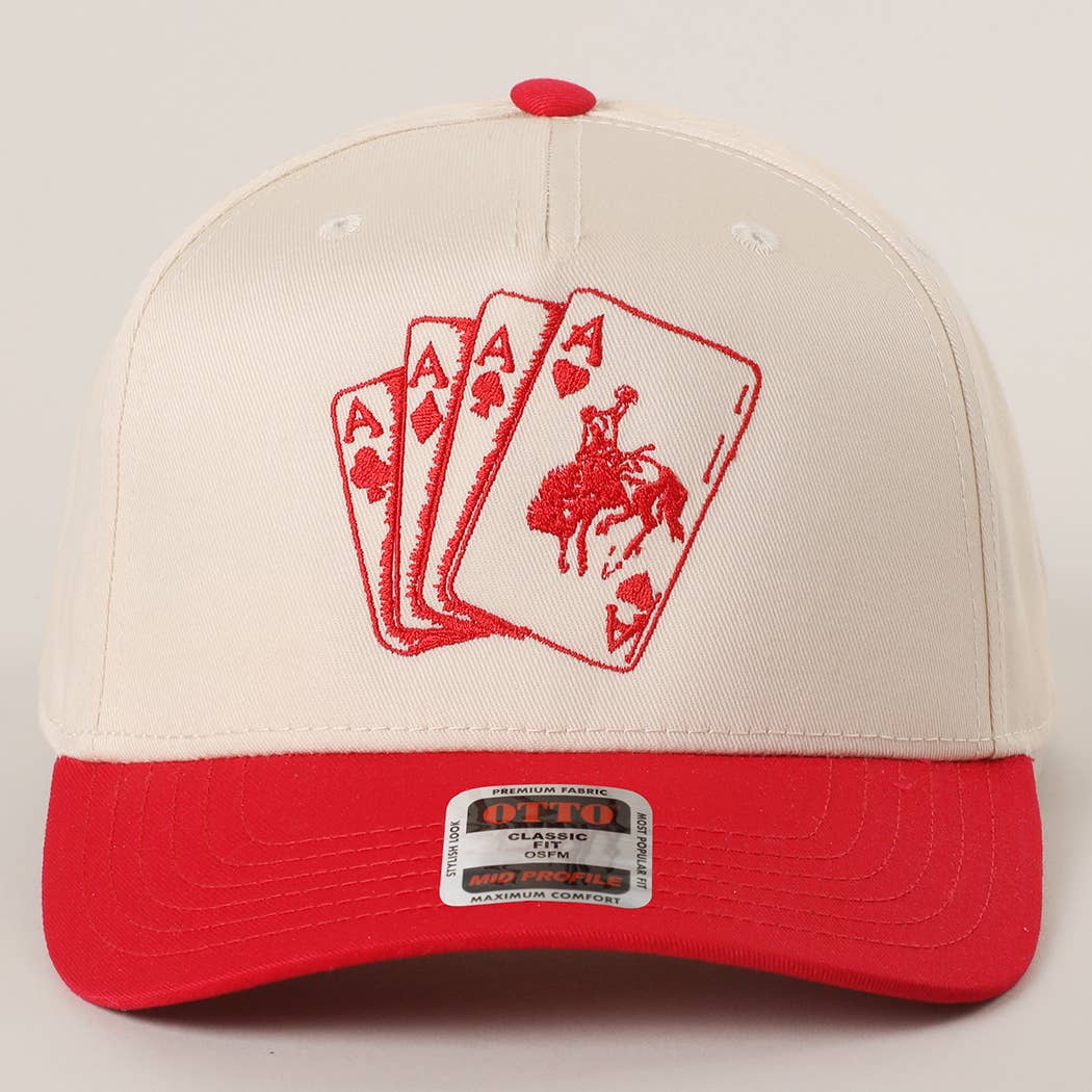 Western Cowboy Card Trucker Hat