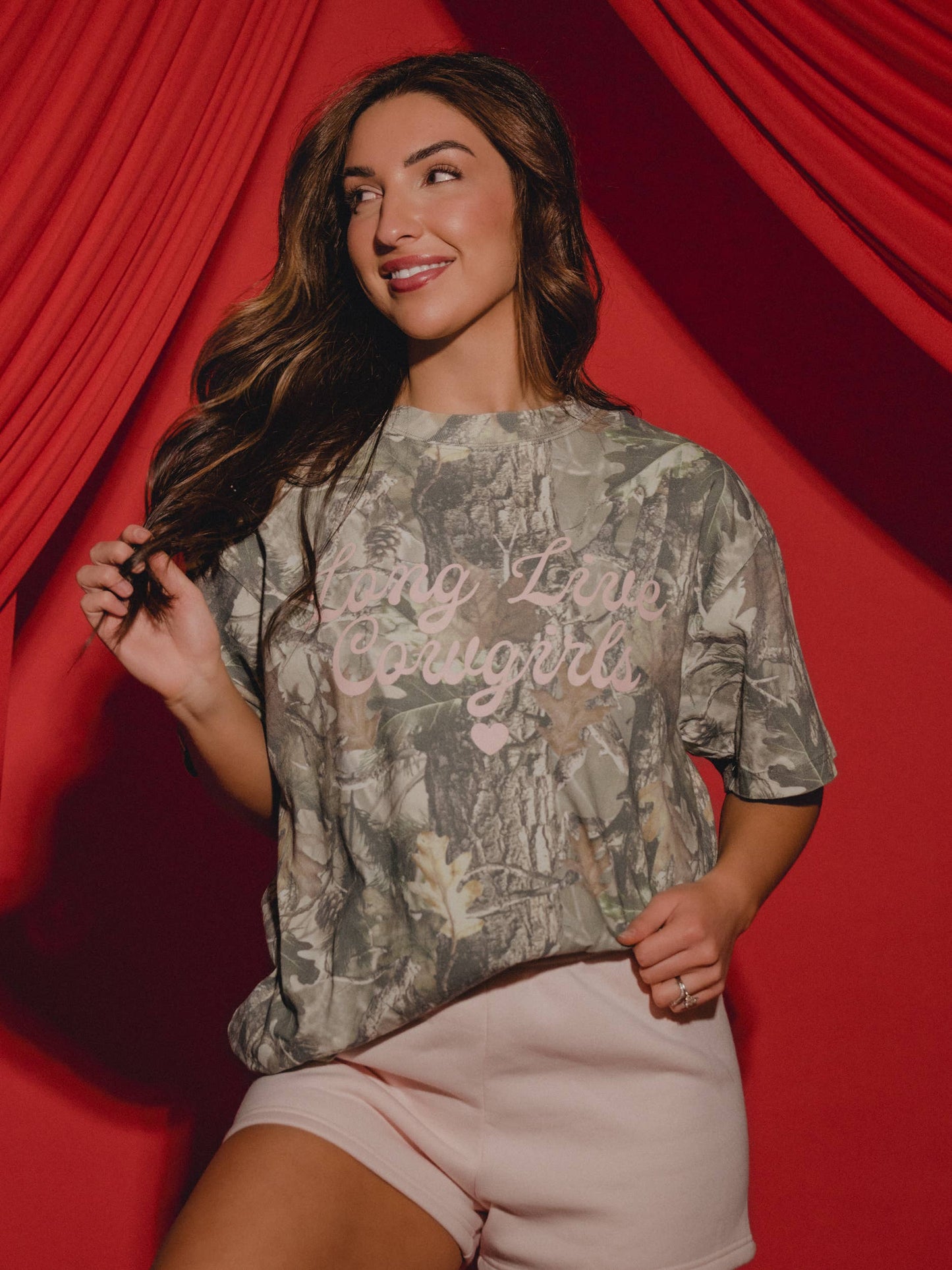 Long Live Cowgirls Camo Tee