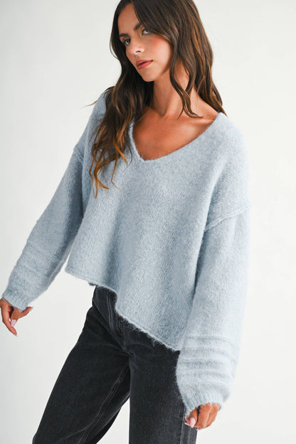 Brushed V-Neck Sweater