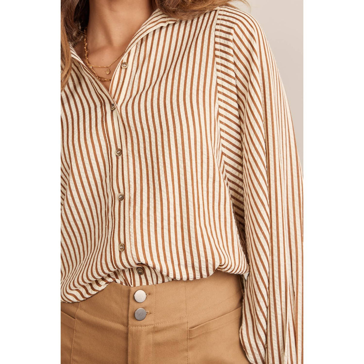 Savannah Stripped button down