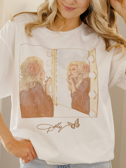 Dolly Parton Lipstick Tee
