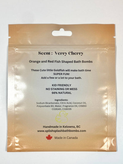 Mini Goldfish Bath Bombs