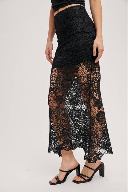 Lace Maxi Skirt