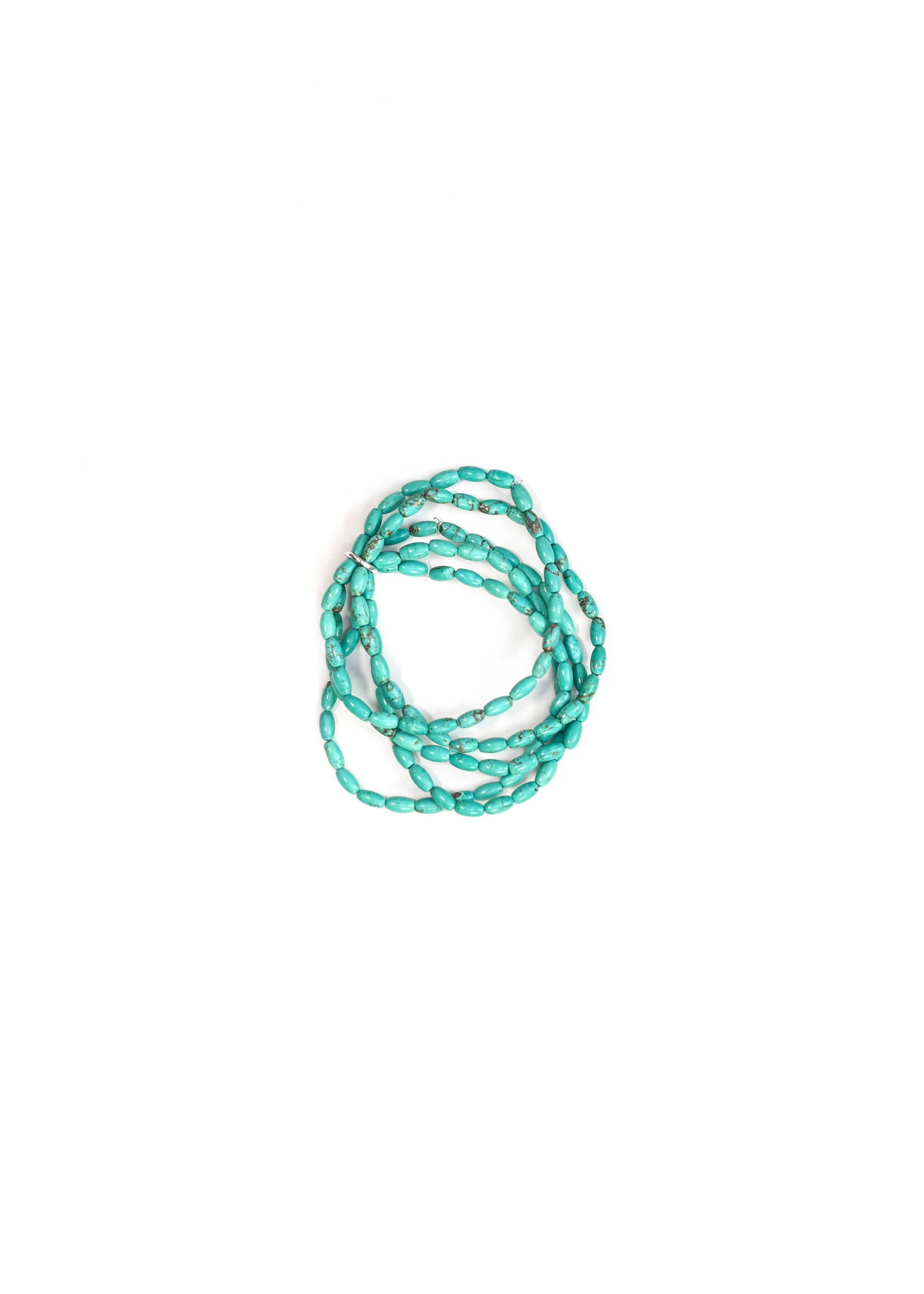 5 Strand Turquoise Dainty Beaded Bracelet
