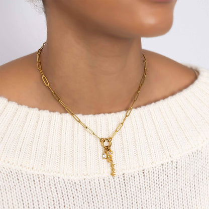 Cowboy Interchangeable Charm Necklace