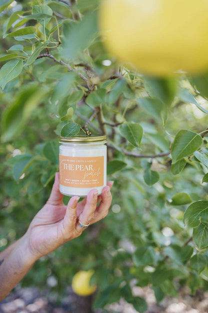 The Pear Patch - Non-Toxic Soy Wax Candle: 8oz - Single Wick
