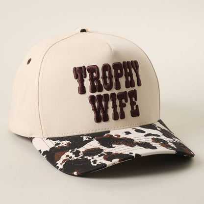 Trophy Wife Embroidered Trucker Hat