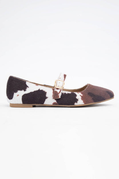 Cowprint flats