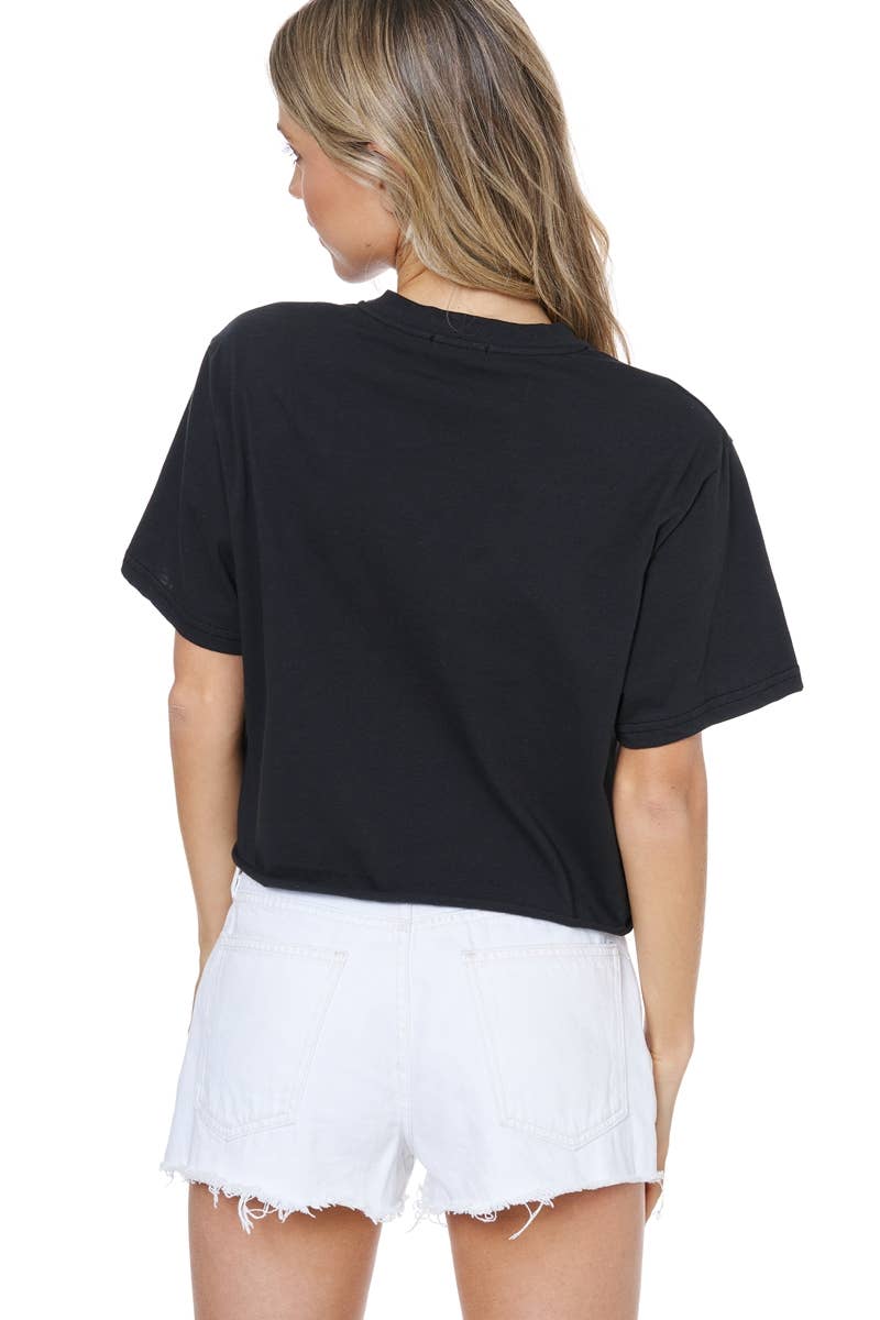 Relaxed Cotton Crop Tee